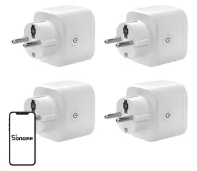 Sonoff S61S / Venkovní chytrá zásuvka / Wi-Fi / Matter / 4 ks