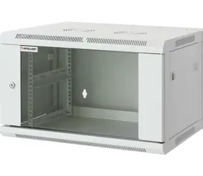 Intellinet Nástěnný rozvaděč 6U 600×600 mm šedý / Rozvaděč / 19" / prosklené dveře / nosnost 60 kg / smontovaný
