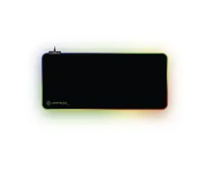 INCA IMP-022 Speed černá / Herní podložka pod myš / XXL / RGB LED / 770 x 295 x 3 mm