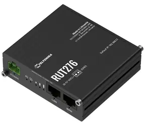 Teltonika RUT276 / Router industriální / 5G RedCap / Wi-Fi 4 / Dual SIM / 1x LAN / 1x WAN / RS232 & RS485