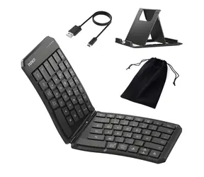 Inateck N0131 černá / Klávesnice / Bluetooth 5.3 / skládací / USB-C nabíjení / 3 zařízení