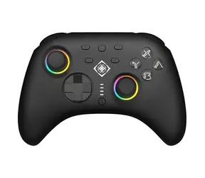 Deltaco GAM-198 černá / Gamepad / RGB / Bluetooth 5.3 / bezdrátový i kabelový / pro Nintendo Switch & PC