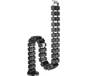 Fellowes Kabelová spirála černá / Organizér kabeláže / magnetické uchycení / 128,8×12,9 cm