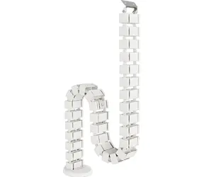Fellowes Kabelová spirála bílá / Organizér kabeláže / magnetické uchycení / 128,8×12,9 cm