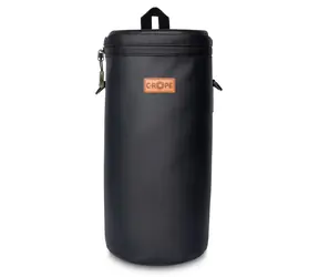 C-ROPE Premium černá, velikost XXL / Fotopouzdro / 14 x 14 x 33 cm / 2 přihrádky / s popruhem
