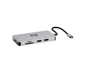 Eaton Tripp Lite U442-DOCK8G-GG / Dokovací stanice / USB-C / 2x HDMI 4K / Gigabit LAN / PD 100W