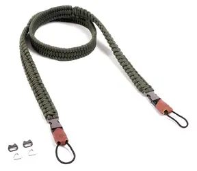 C-ROPE Traveler Olive / Popruh na fotoaparát / Paracord / 125 cm / nosnost 40 kg