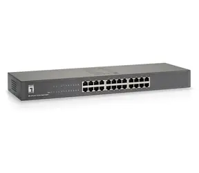 LevelOne GSW-2457 / Switch / 24x Gigabit / Unmanaged / 48 Gbit/s / 19" kov