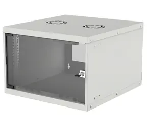 Intellinet Nástěnný rozvaděč 540x400 mm šedá / Rozvaděč / 19" / 6U / Flatpack / nosnost 50 kg