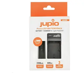 Jupio Batterypack NP-F550 + nabíječka / Sada akumulátoru a nabíječky / pro Sony NP-F550