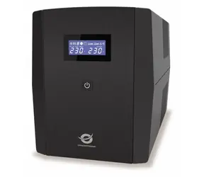 Conceptronic UPS 1500VA černá / Záložní zdroj UPS / 900 W / Line-interaktivní / 6x IEC C13 / 2x RJ45 / USB