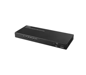 Lindy 38535 HDMI Splitter 1:4 / Rozbočovač HDMI / 8K 60Hz / HDMI 2.1 / HDCP 2.3 / audio výstup