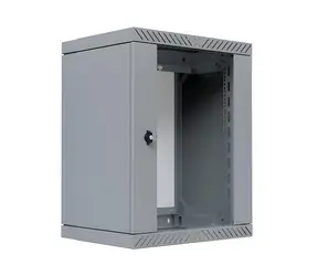 EFB X-Rack WGX-1506GR.G1 šedá / Nástěnný rack / 19" / 15U / Skleněné dveře / 60 kg