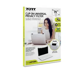 PORT CONNECT Privátní filtr 2D na displej 14" / 16:9 / 323 x 212 mm / černá