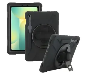 Mobilis All In Samsung Galaxy Tab S10 FE/S9 FE/S9 černá / Pouzdro / silikonové / popruh přes rameno / úchyt na pero