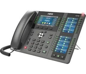 Fanvil X210 V2 černá / IP telefon / 20 linek / 4,3" LCD / videohovory / PoE / Bluetooth 4.2