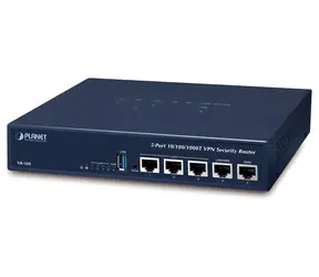 Planet VR-100 / Router / Firewall / VPN / VLAN / QoS / 2x WAN SD-WAN / 3x LAN