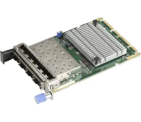 Supermicro AOC-ATG-I4SM / Síťová karta / 4x 10GbE SFP+ / OCP3 / AIOM 0,5U / Intel X710-BM2 (Fortville)
