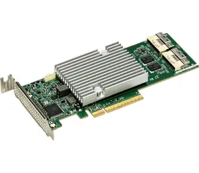 Supermicro AOC-S4116L-H16IR-96DD-O / RAID řadič / 4x NVMe + 16x SAS4 / RAID 0,1,5,6,10 / PCIe x8 Gen4 / 4GB cache