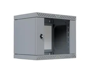 EFB WGX-0906GR.G1 šedá / Nástěnná skříň / 19" / 9U / skleněné dveře / nosnost 60 kg