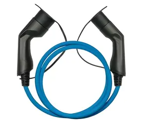 Kabelmeister Nabíjecí kabel Typ 2 - Typ 2 modrý 5m / Nabíjecí kabel / Mode 3 / 3-fázový / 16A / 11kW / IP54