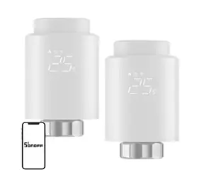 Sonoff TRVZB 2 ks / Termostatická hlavice / ZigBee / Chytré vytápění