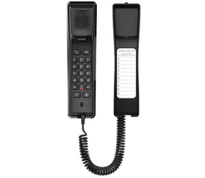 Fanvil H2U V2 černá / Hotelový IP telefon / 2 linky / PoE / Nástěnná montáž