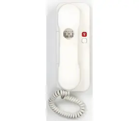 TESLA DT 85 bílá / Domácí telefon / Bzučák / 1x tlačítko el. zámku