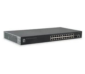 LevelOne Kilby GTL-2661 / Switch / 24x Gigabit / 2x 10G SFP+ / Managed L2 / 19"