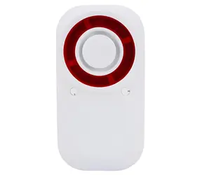 Olympia 6115 červeno-bílá / Bezdrátová venkovní siréna / Protect/ProHome / 105 dB / IP54
