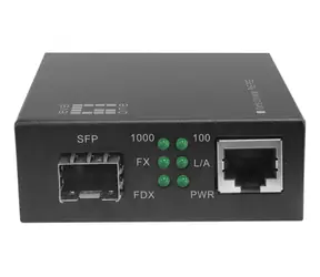 LevelOne GVT-2012 / Mediakonvertor / RJ45-SFP / GE / PoE PSE 30W