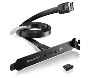 GrauGear G-ETC-20G-B / Rozšiřující kabel / USB-C / USB 3.2 Gen 2x2 / 20 Gbit/s / 100W