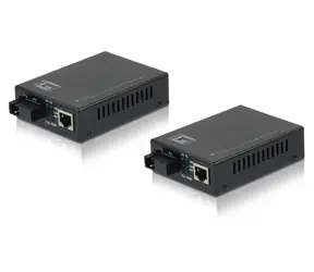 LevelOne Media konvertor RJ45-SC / Media konvertor / Fast Ethernet / Singlemode / 1310 nm / 20 km