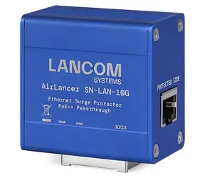 LANCOM AirLancer SN-LAN-10G / Přepěťová ochrana / 10 Gigabit Ethernet / PoE 802.3af/at/bt / -40 až 85 °C