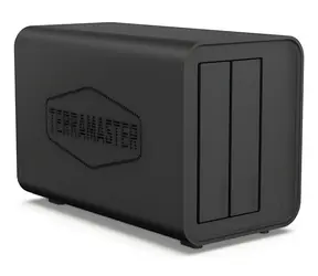 TerraMaster D5 Hybrid černá / Diskový box / 5x 2,5 a 3,5 palce + M.2 / USB 3.2 Gen 2 10Gbit/s / RAID 0/1/JBOD / diskless