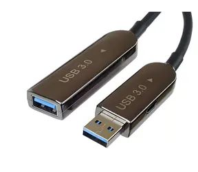 PremiumCord prodlužovací optický AOC kabel USB 3.0/2.0 A(M)-A(F) / 7 m