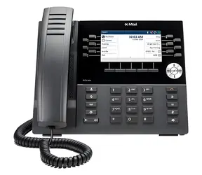 Mitel 6930W černá / IP telefon / PoE / Wi-Fi / Bluetooth 5.2 / handsfree