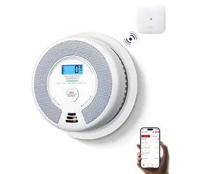 X-Sense SC07-MR / Detektor kouře a CO / fotoelektrický senzor / Wi-Fi / propojitelný 869 MHz / 85 dB / CR123A