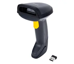 Equip 2D snímač čárových kódů černá / Snímač čárových kódů / BT + 2,4GHz / 1D/2D / IP54 / stojánek