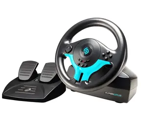 SUPERDRIVE SV250 SP Edition modrá / Sada volantu a pedálů / Nintendo Switch 1 a 2