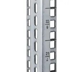 XtendLan TELCO 42U stříbrná / Vertikální montážní lišta / pro rozvaděče šířky 480 mm