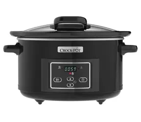 CrockPot CSC052X / Pomalý hrnec / 4,7 l / digitální časovač / keramická nádoba