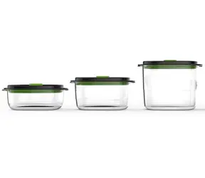 FoodSaver FFC026X / Vakuové dózy / 0,7 l, 1,2 l, 1,8 l / bez BPA