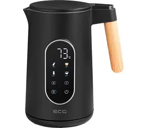 ECG RK 1799 Smart černá / Rychlovarná konvice / 1,7 l / 12 teplot / LED displej / 1800-2200 W