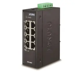 Planet ISW-800T / Switch průmyslový / 8x 10/100Base-TX / DIN / IP30 / -40 až 75 °C