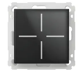 Homematic IP HmIP-WGS-A černá / Skleněný dotykový ovladač