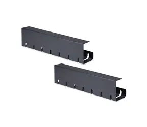 StarTech kabelový žlab pod stůl černá / Kabelový žlab / ocel / 530×110×130 mm / nosnost 5 kg
