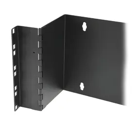 StarTech Výklopný nástěnný regál 4U černá / Nástěnný regál / do 15 kg / ocel