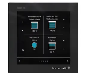 Homematic IP Glass Display HmIP-WGD / Ovládací panel / Skleněný displej / Chytrá domácnost