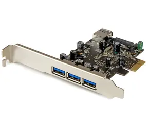 StarTech PCI karta USB 3.0 4 porty / Řadič USB / PCIe / 4x USB-A / Renesas/NEC µPD720202